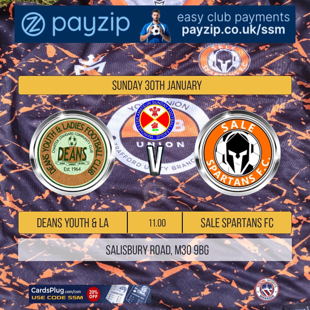 salespartansfc's tweet photo. *fixtures*

1sts - Finally back to league action this week with an away trip to @dylfc1964

Reserves - Look to get back to winning ways with an away trip to one of the league's new boys 

#molonlabe 

Sponsored by @GMBTrafford @Monarch_SW https://t.co/tBBoTlAYGU