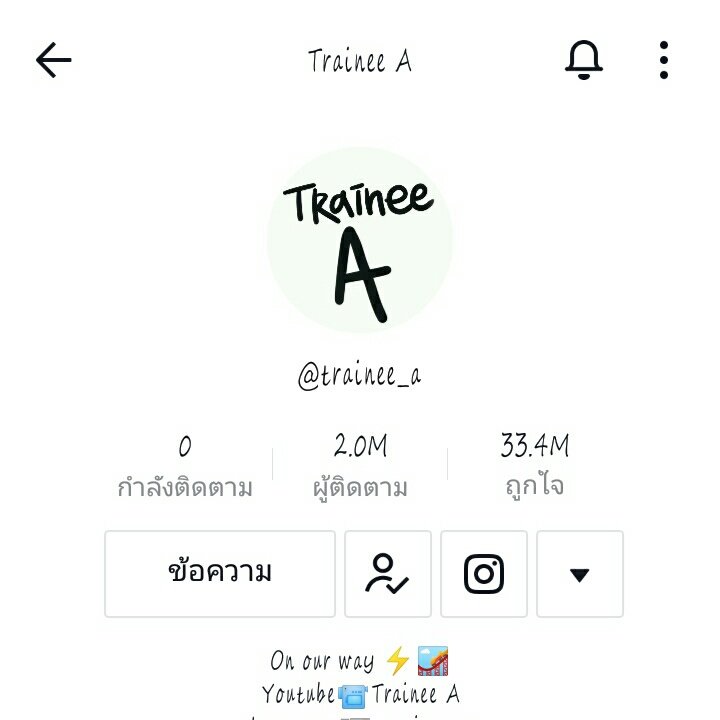 รวมช่องทางการติดตามเด็กๆ #TraineeA กันค่ะ

-Twitter​: x.com/trainee_a?t=s6…

-Instagram​: instagram.com/_trainee_a?utm…

-YouTube​: youtube.com/channel/UCzPq3…

-Tiktok​: vt.tiktok.com/ZSeV1EBBB/

ฝากทุกคนติดตาม​น้องๆด้วยนะคะ❤