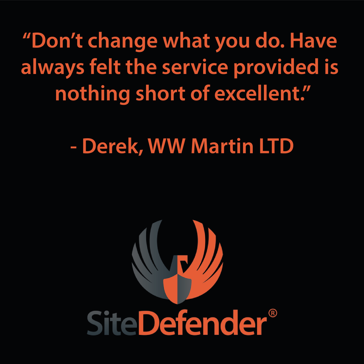SiteDefender's tweet photo. It's always brilliant to hear what our clients have to say about our service! 

Thank you Derek! 

For more information visit 
https://t.co/qoeZ8Z3QTp | info@site-defender.co.uk | 01273 525360

#construction #constructionuk #homebuilding https://t.co/nXwHS6pKQL