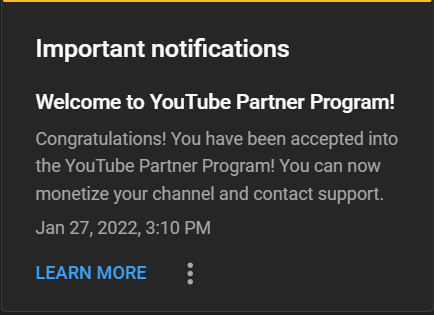 Cricket_FD's tweet photo. Thank You @YouTube @YouTubeCreators https://t.co/rpvOFYIBwY