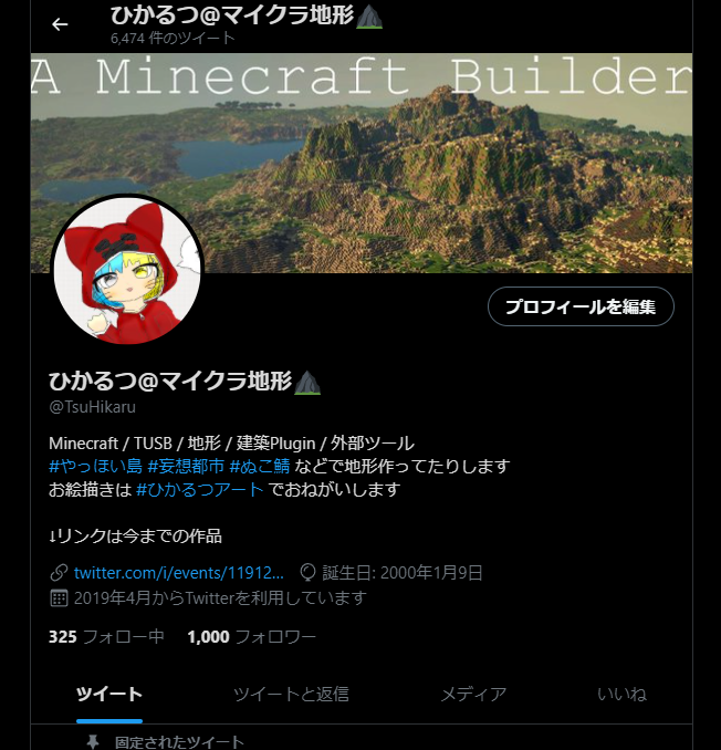ひかるつ マイクラ地形 Tsuhikaru Twitter ひかるつ マイクラ地形 Tsuhikaru Twitter