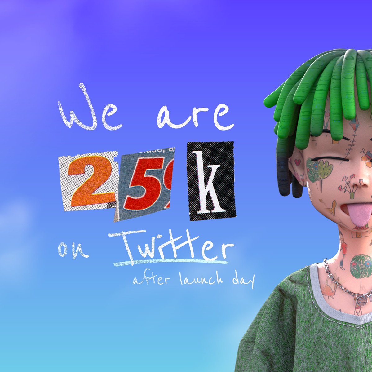 Over 25,000 “Rude” followers on twitter in less than 48 hours ! 🖤

What a great start for our community ! 

To thank you all, we are giving away 20 whitelist spots on this tweet !

To Win :

1. Follow <a href="/RudeKidzNFT/">RUDE KIDZ</a>
2. Like this post
3. Retweet

Good luck Kidz !

#WhySoRude
⏳48h
