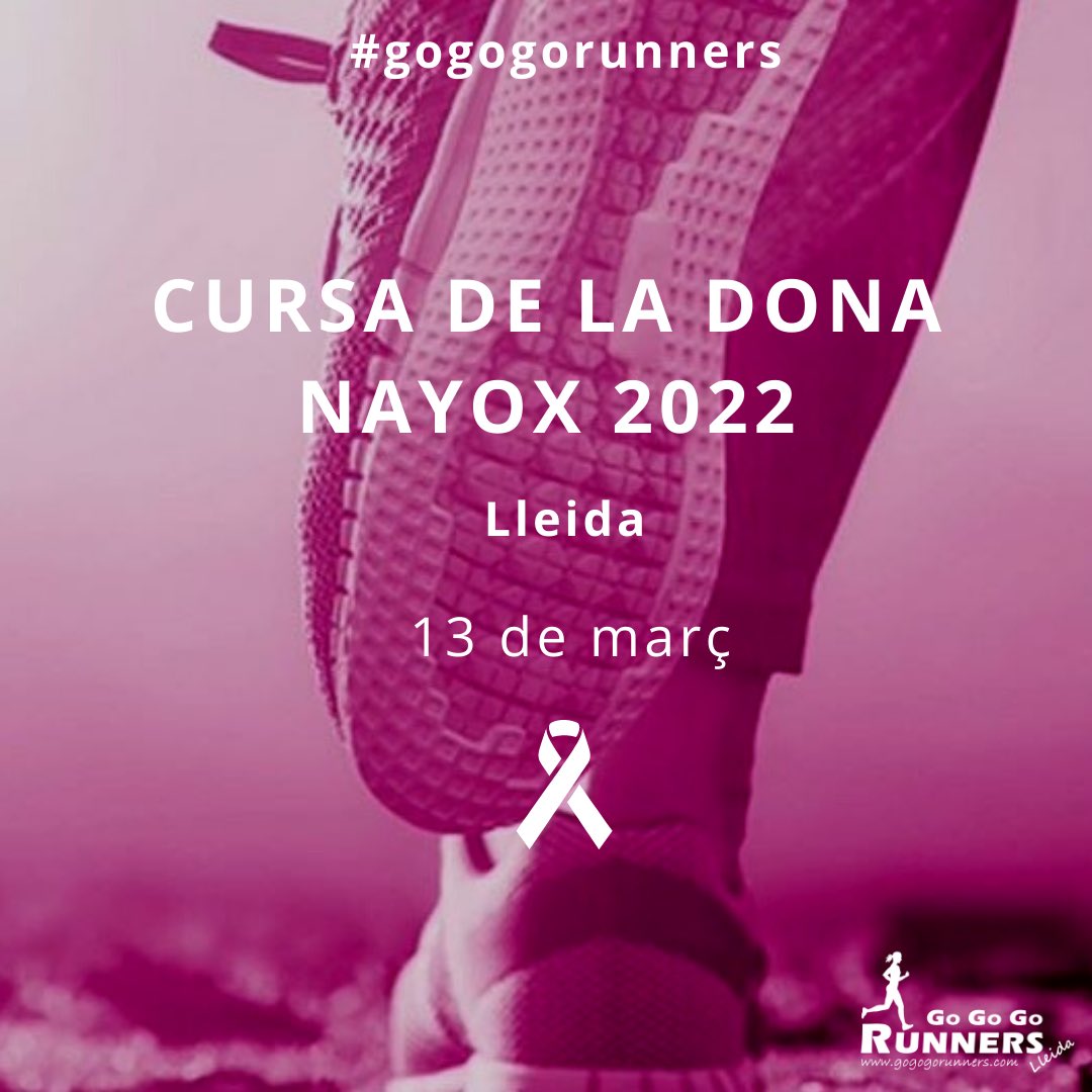 CdDLleida's tweet photo. La Cursa de la Dona Nayox torna el 13 de març! Anota el dia al calendari! 🏃🏽♀️
#cursadeladonalleida #lleida #gogogorunners #nonstop #seguim #tusíquepots @NAYOX2000 @FundlaCaixa https://t.co/kXZHcdEPbo
