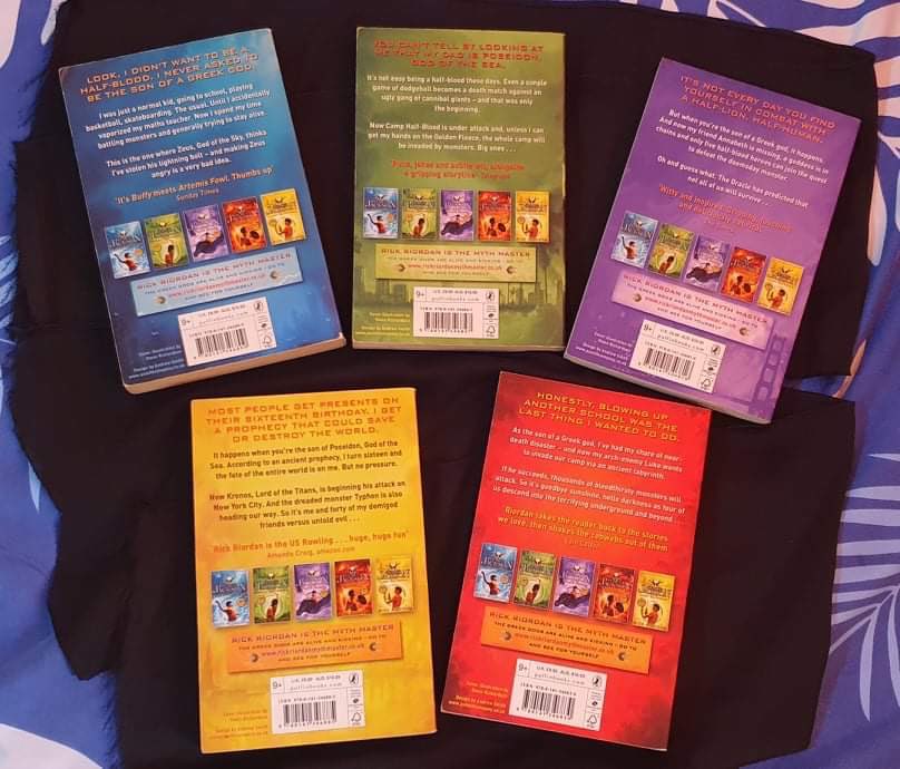 perayaxiw's tweet photo. helping sell for a friend (PH only)

lfb wts
Percy Jackson and the Olympians (full set) - ₱1200
Heroes of Olympus (full set) - ₱2000

All in good condition, free sf, payo
MOP: Gcash or BDO
Courier: LBC
DM if interested ✨ https://t.co/8LAB75l6yz
