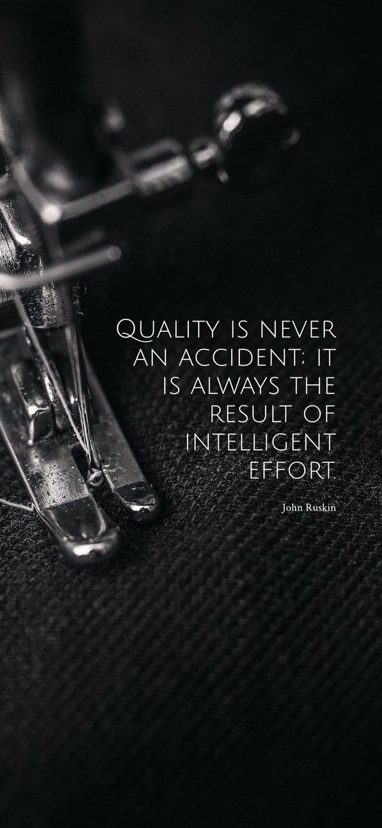 Talking about quality…