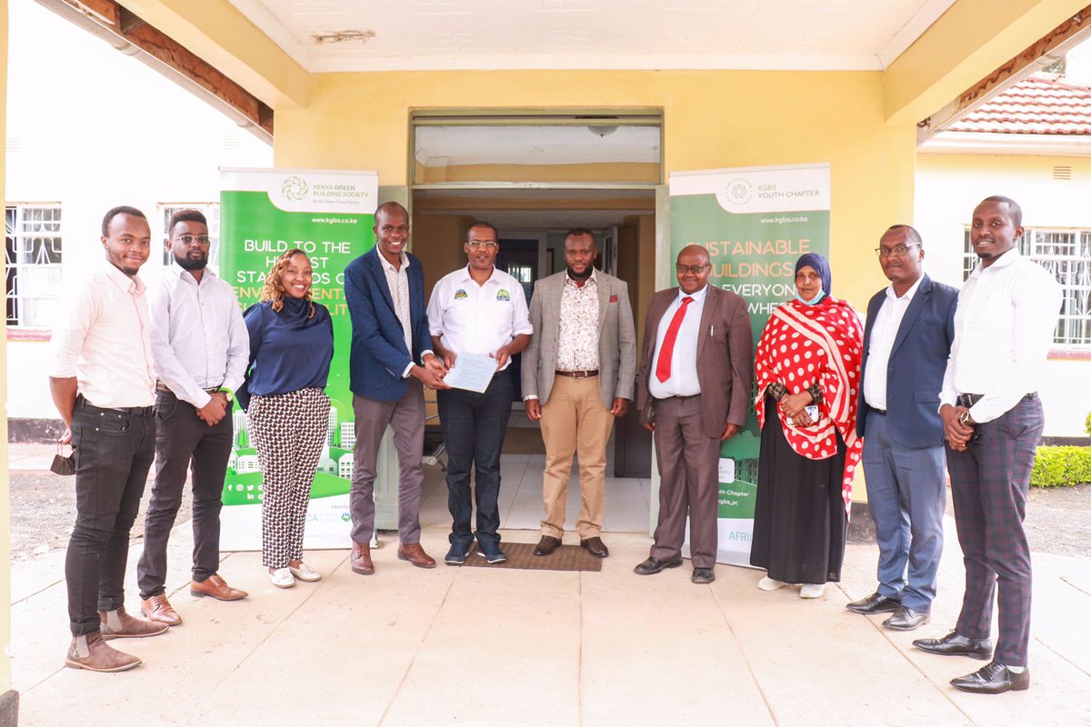 OfficialKGBS's tweet photo. We had a fruitful meeting with @LaikipiaCountyG and signed an MoU on 21st January 2022

The partnership is aimed at establishing internationally acclaimed standards of construction that are recognized globally as well as publish a code of conduct for construction industry players https://t.co/r6uCaa7Oa3