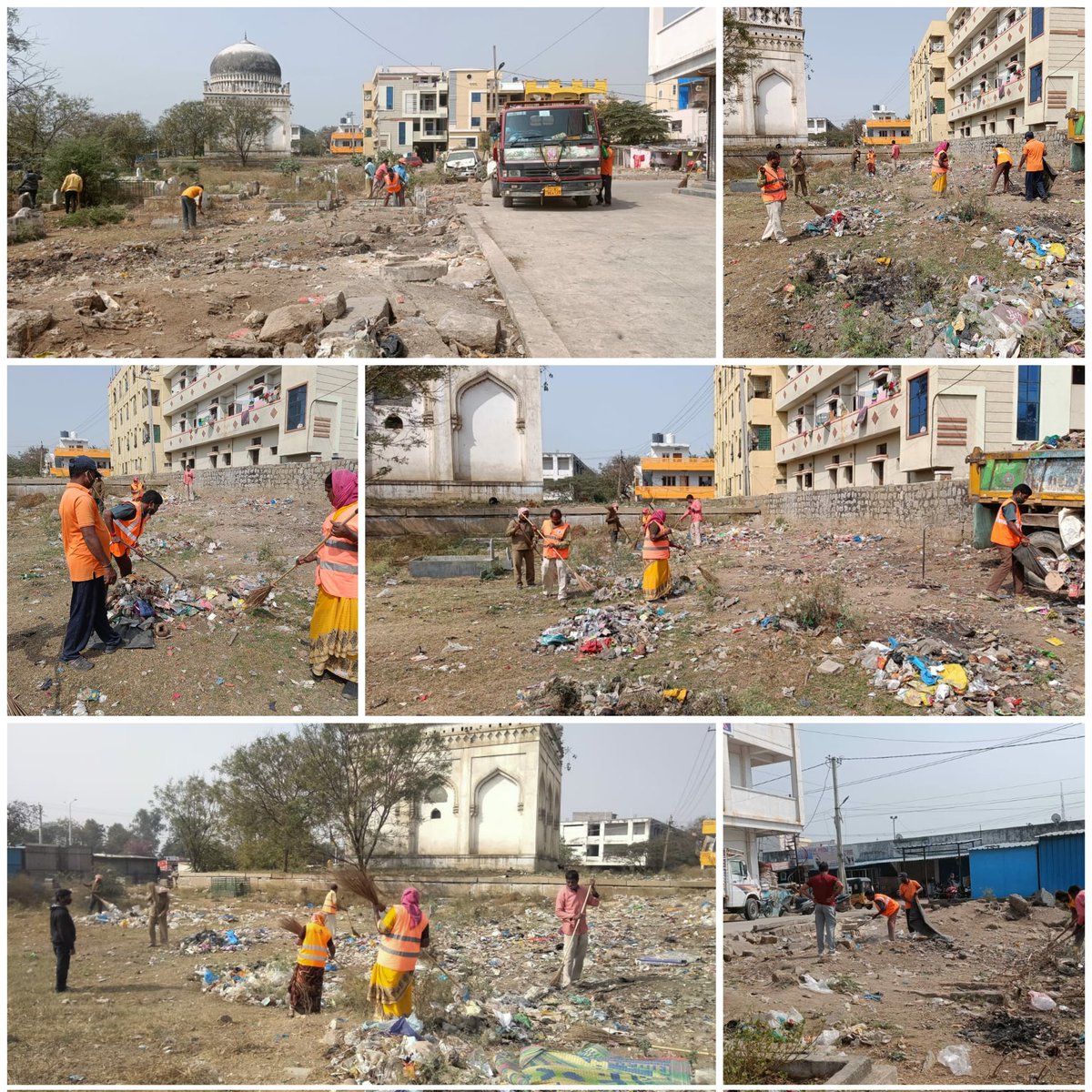 11Amoh's tweet photo. @way_2_Imran @KTRTRS @GadwalvijayaTRS @ZC_SLP @GHMCOnline @CommissionrGHMC @asadowaisi Dear citizen,the team of sanitation Patancheru cir22 has attended and cleared the garbage from the area. Tq https://t.co/1s3Fm7fMn6