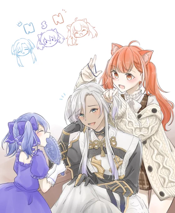 ツインテールNsN
#絵ブラヒム #ラトアート #ちーあーと 