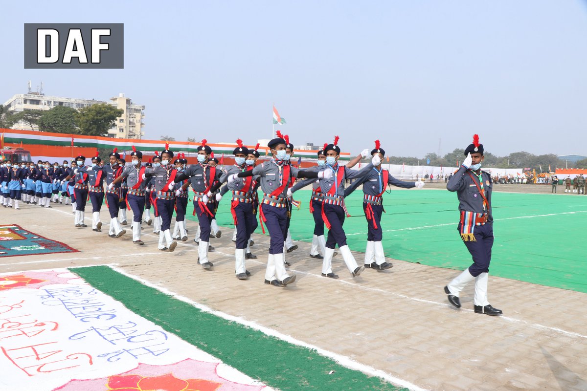 DC_Faridabad's tweet photo. #Information | In the district level #RepublicDay function held in Faridabad last day, Chief Guest @flickersingh, Hon'ble Minister of State for Sports inspected the parade and took the salute.
#RepublicDayWeek #Faridabad #Haryana https://t.co/qJARig8H7b