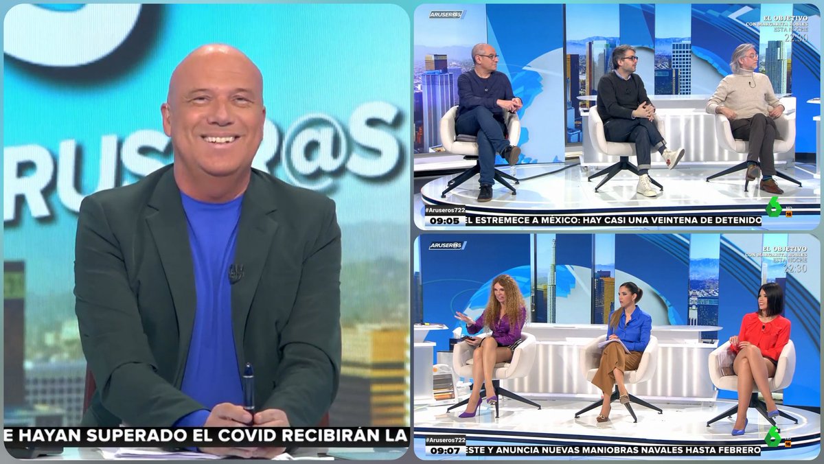 Tel__TV's tweet photo. LIDERANDO de forma ABSOLUTA se mantiene en laSexta @AruserosLaSexta con un FABULOSO 17,6% de cuota de pantalla, la emisión de MAYOR SHARE de la cadena. El espacio de humor y actualidad de Alfonso Arús es seguido por 448.000 espectadores.
| #Audiencias | https://t.co/VyVTow7MZJ