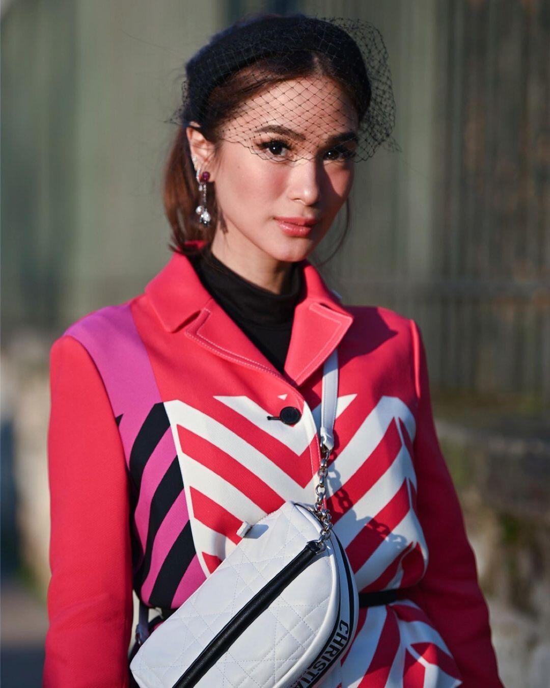 The Expensive Taste Philippines - HEART EVANGELISTA wearing a Hooded Wrap  Coat from Louis Vuitton for her photoshoot on October 2020. Retail Price:  PHP 265,000 check price ( eu.louisvuitton.com) Content Editor /