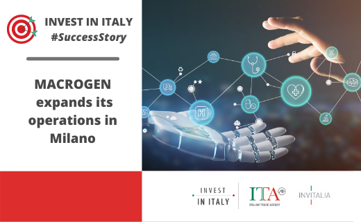 ITAinvestItaly's tweet photo. #Macrogen is about to open the new office and laboratory space at the UniMi Foundation.
📰Read the full article: https://t.co/RkejRb5bPe
✍ Contact us: https://t.co/wUTpYNV1YG
#successStory #investinitaly
@Invitalia #MilanoandPartners @ITAtradeagency https://t.co/qPnCntXFpk