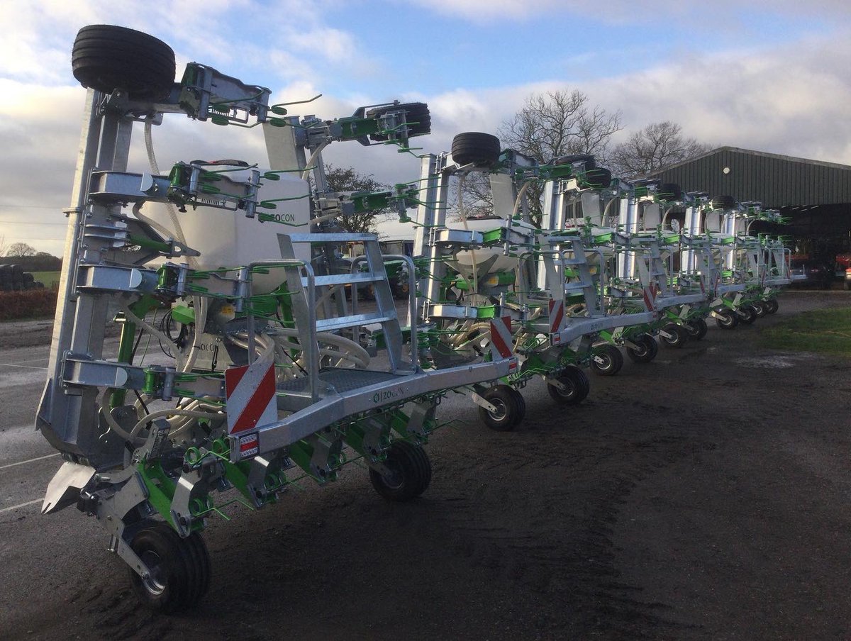 proecontracting's tweet photo. First load of greenseeders arrived ready for use, contact your local dealer or message me . New 50cm 12 row now available, ideal for weeding in other crops as well as maize. #greenseeder #zocon #covercrop #feedthesoil #maize #dairyfarming #enviroment #agrinomists #maizegrowers https://t.co/EtL7eRELnM