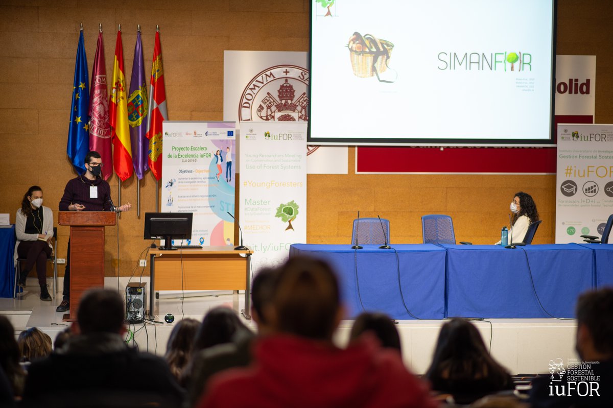 YoungForesters's tweet image. La primera sesión de hoy corre a cargo de:
- Mireille Aimée Bienvenue Ginesy #MEDfOR
- Aitor Vázquez Veloso @aitorvv @ETSIIAAPalencia @UVaPalencia #PhD #DataForest
- Cristina Zamora Ballesteros @CristinaMatsura @ETSIIAAPalencia @UVaPalencia #phd
#somosIUFOR #SoyForestal