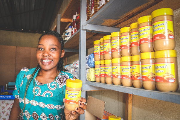 ZRBFZIM's tweet photo. Sibongile Mabhogolera, a member of African Traditional Foods that started from peanut butter processing to running a small grocery shop that generates an average monthly income of US$450.The group received food processing training and social enterprise equipment from #ZRBF ECRAS https://t.co/XllKyYAk0l