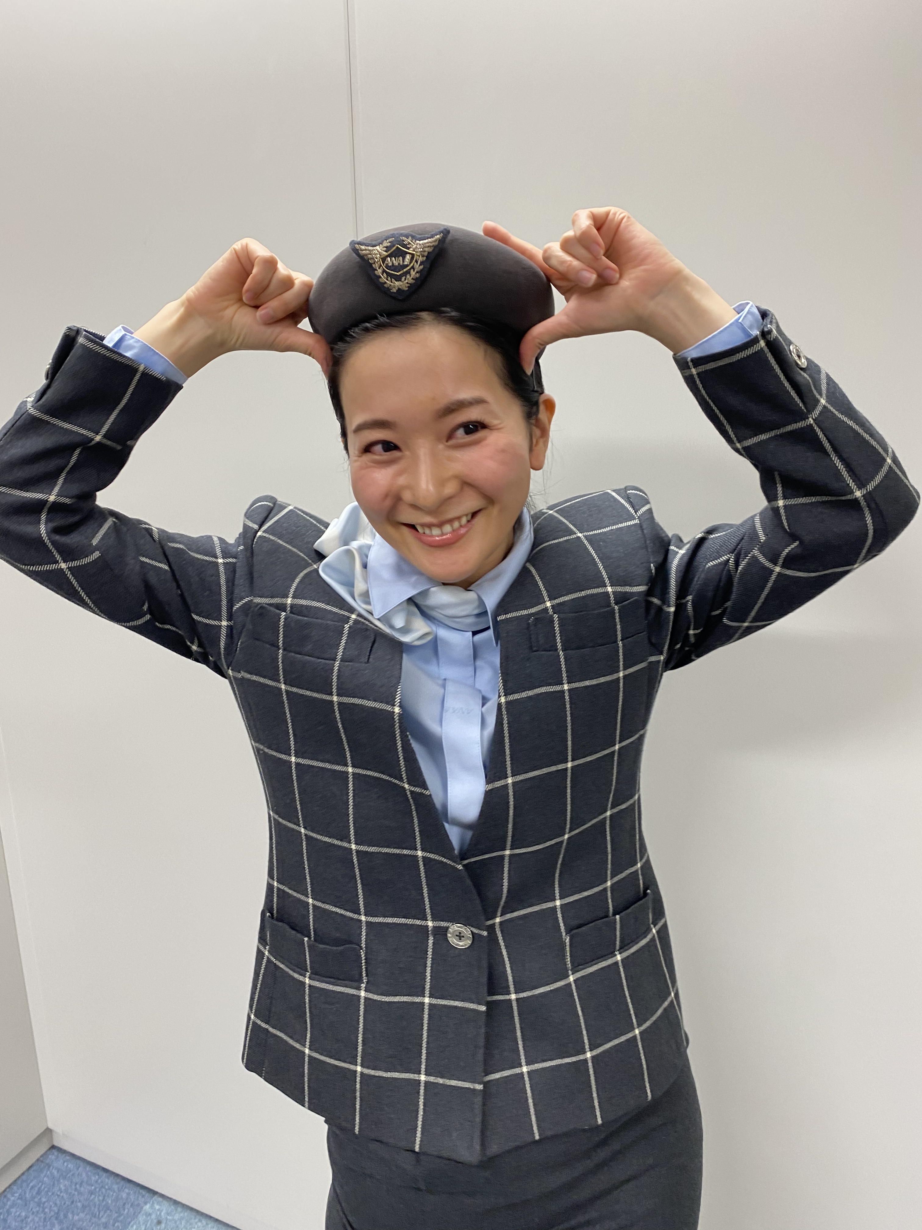 ANAグランドスタッフ 制服 ミニチュア ピンク