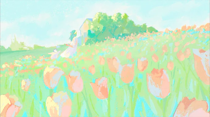 Calmly, the days 