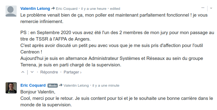 kermith72's tweet photo. Ça fait toujours plaisir de lire ce commentaire sur mon blog 😊 un nouveau padawan 😀 #sugarbug.fr #afpa @CentreonFR https://t.co/QQQHQYMpQX