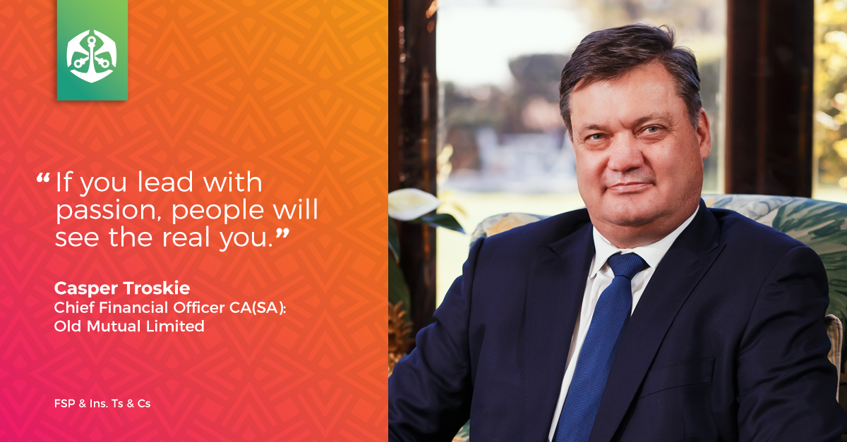 OldMutualSA's tweet photo. Hear from our Group CFO, Casper Troskie about how and why he is creating a business where passion and care thrive.

More about a Truly Mutual Career Here: https://t.co/NbELDbb0SZ https://t.co/zOc29rdxO0