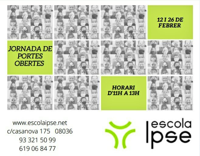 escolaipse's tweet photo. Us esperem! #escolaconertada #eixample #Ipse360 https://t.co/tr2JK45jko