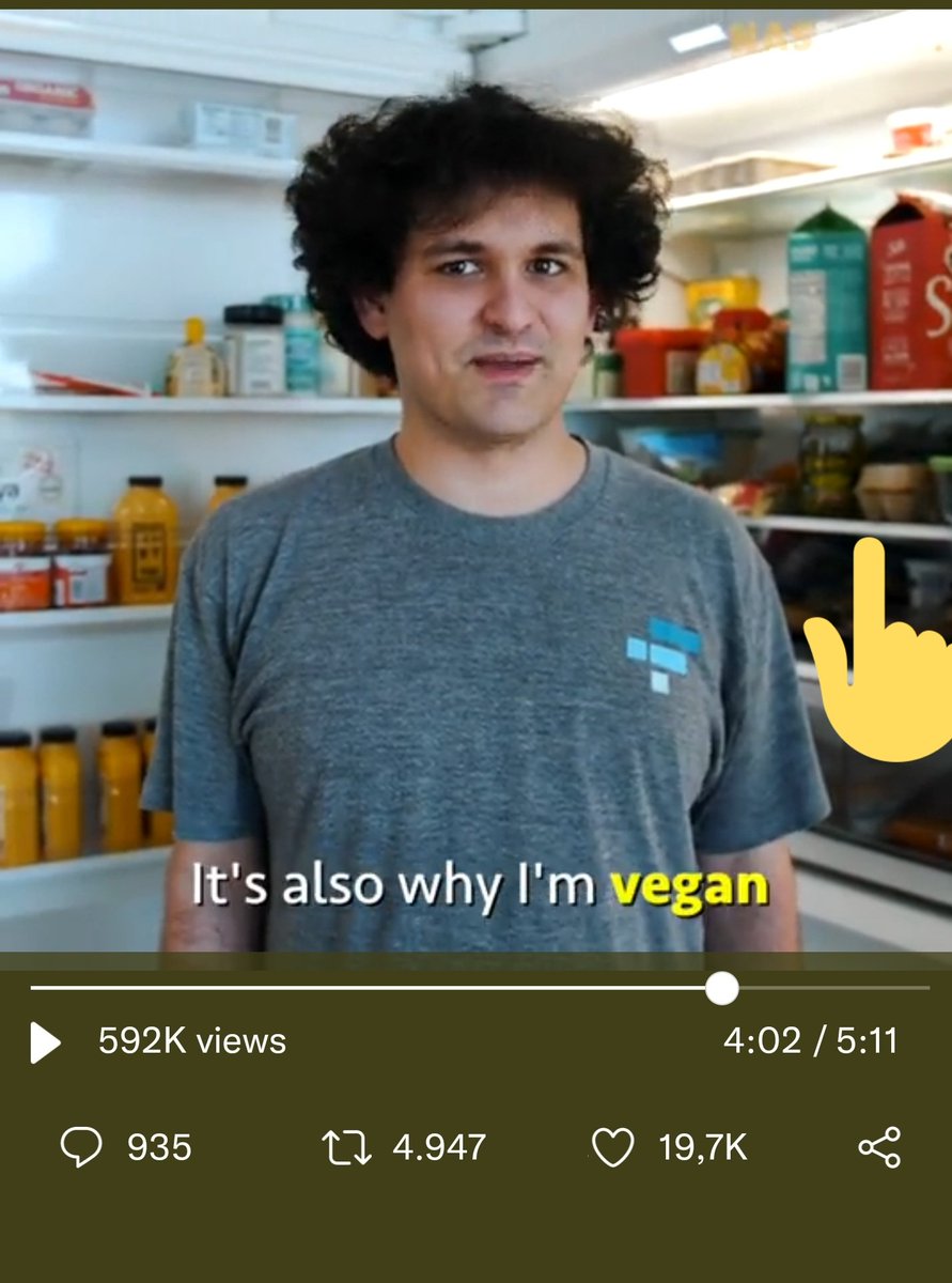 Nice eggs you get there vegan brother