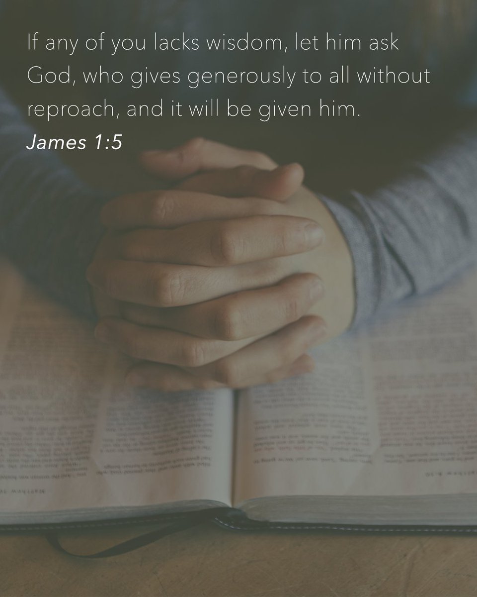 newlifenw's tweet photo. In the spirit of James 1:5, ask God for wisdom. Look for lessons from him! https://t.co/FQMzHr6Yfa