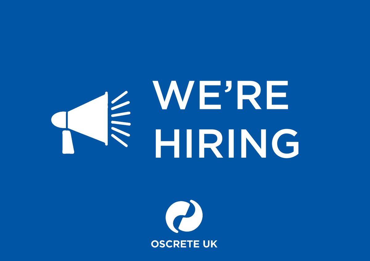 OscreteUK's tweet photo. 📢 JOIN TEAM OSCRETE 

We're looking for two motivated and knowledgeable individuals to join our team across accounts and customer services.

Internal Accounts Manager 👉 apply here: https://t.co/eO6SxJ0iVY

Customer Service Administrator 👉 apply here: https://t.co/6vXzEvBgVz https://t.co/Pf1jMBEqqL