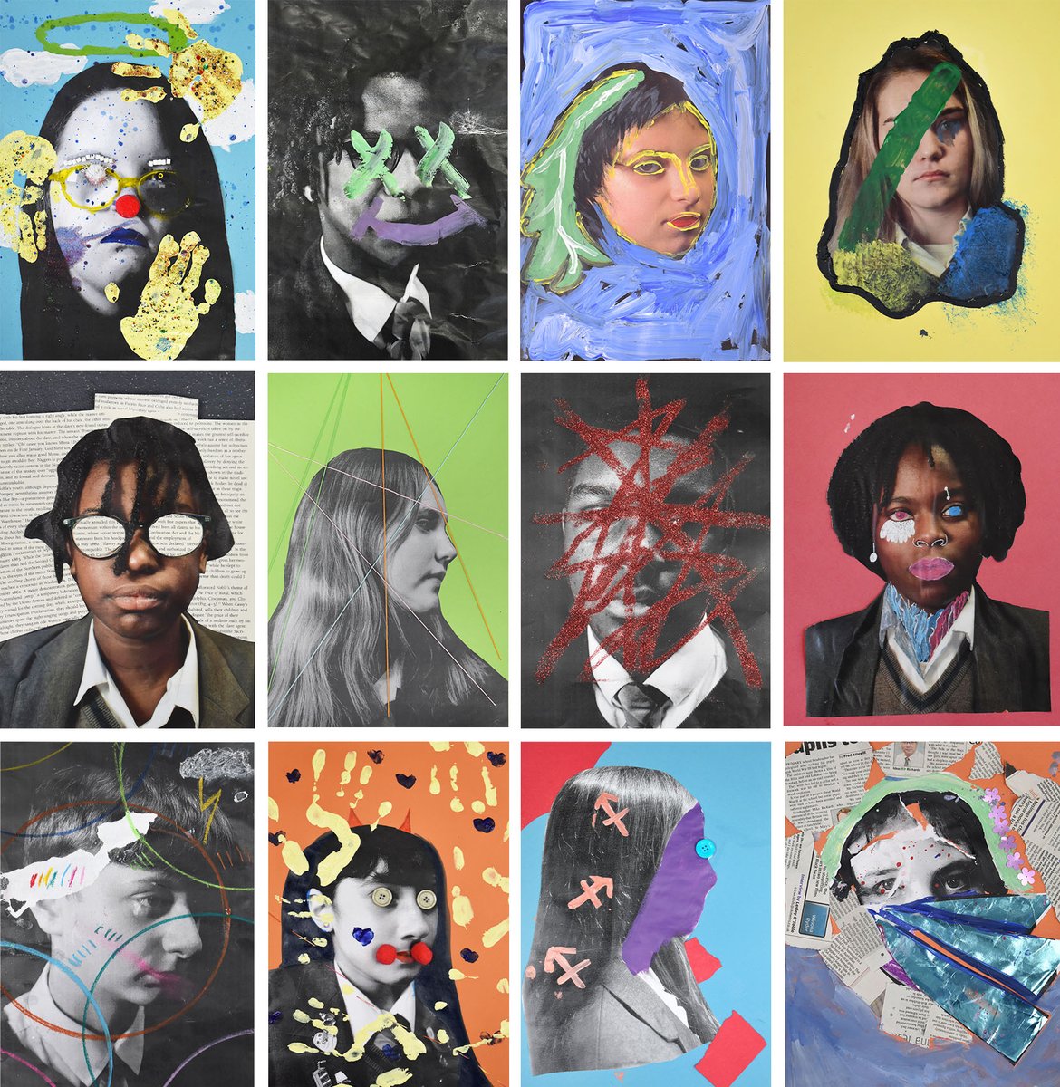 hhs_arts's tweet photo. WOW! Yesterday, Year 9 GCSE Photography took part in a super creative and expressive SEARCH Day! Students were inspired by Rankin's 'Destroy Project' and created their own 'destroyed' portraits. Here are just some of the fantastic outcomes from Year 9...🖌️ https://t.co/A9twh9kytF