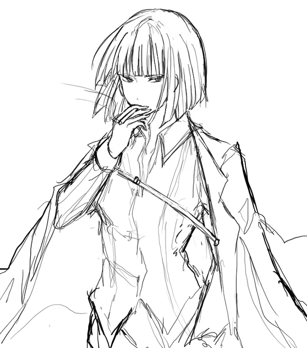 新しいブラシ入れたので試し描き
慣れたら結構描きやすかった いい感じ 