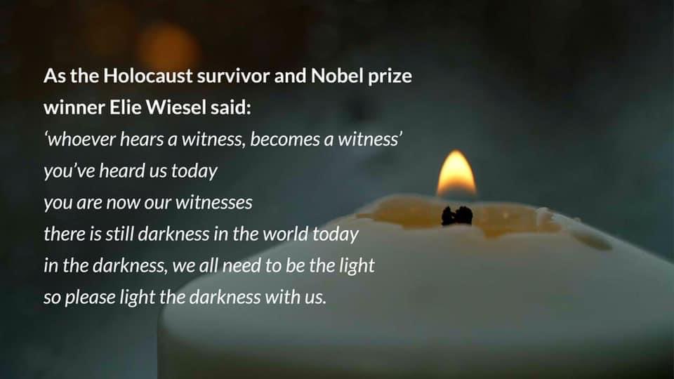 BeCoMeCast's tweet image. Today is Holocaust Memorial Day - where we must stand together against prejudice and hatred ... bonded by peace and Love and towards a better future for us ALL as ONE ❤️