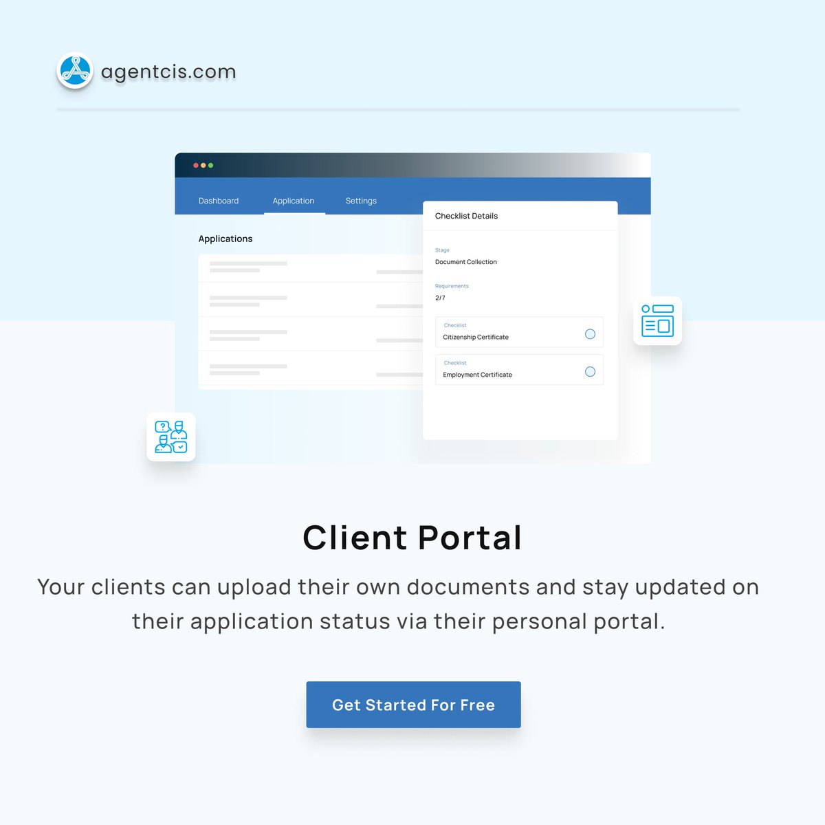 AgentcisApp's tweet photo. π Streamline your document collection process with Agentcis. Clients can now upload documents from their device through the client portal β making it easy to access in the Agentcis System.
#Agentcis #CRM #CRMSoftware #ClientPortal #EducationAgent #MigrationAgent https://t.co/iYSFB6WOY5