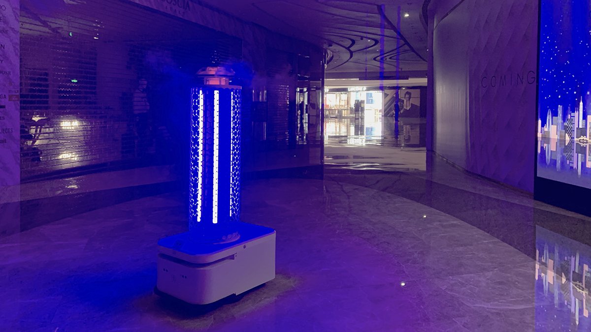 FjdRobot's tweet image. FJD disinfection robot utilizes UVC light and disinfection spray to provide contactless disinfection at any time anywhere you need.👉🏻bit.ly/3H2pOF5

✅Contact Us: sales.robot@fjdynamics.com

#FjdRobot #Robotic #DisinfectionRobot #FJDynamics #slam #uvcdisinfection