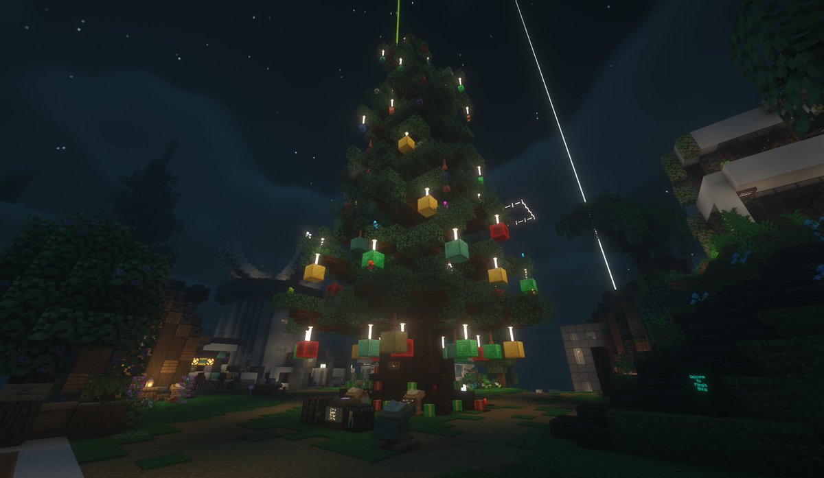 BlackblockRocks's tweet photo. It's almost February... So it might be time to take down the christmas tree #minecraft #minecraftServer #minecraftBuilds https://t.co/aC55zxNPQ6