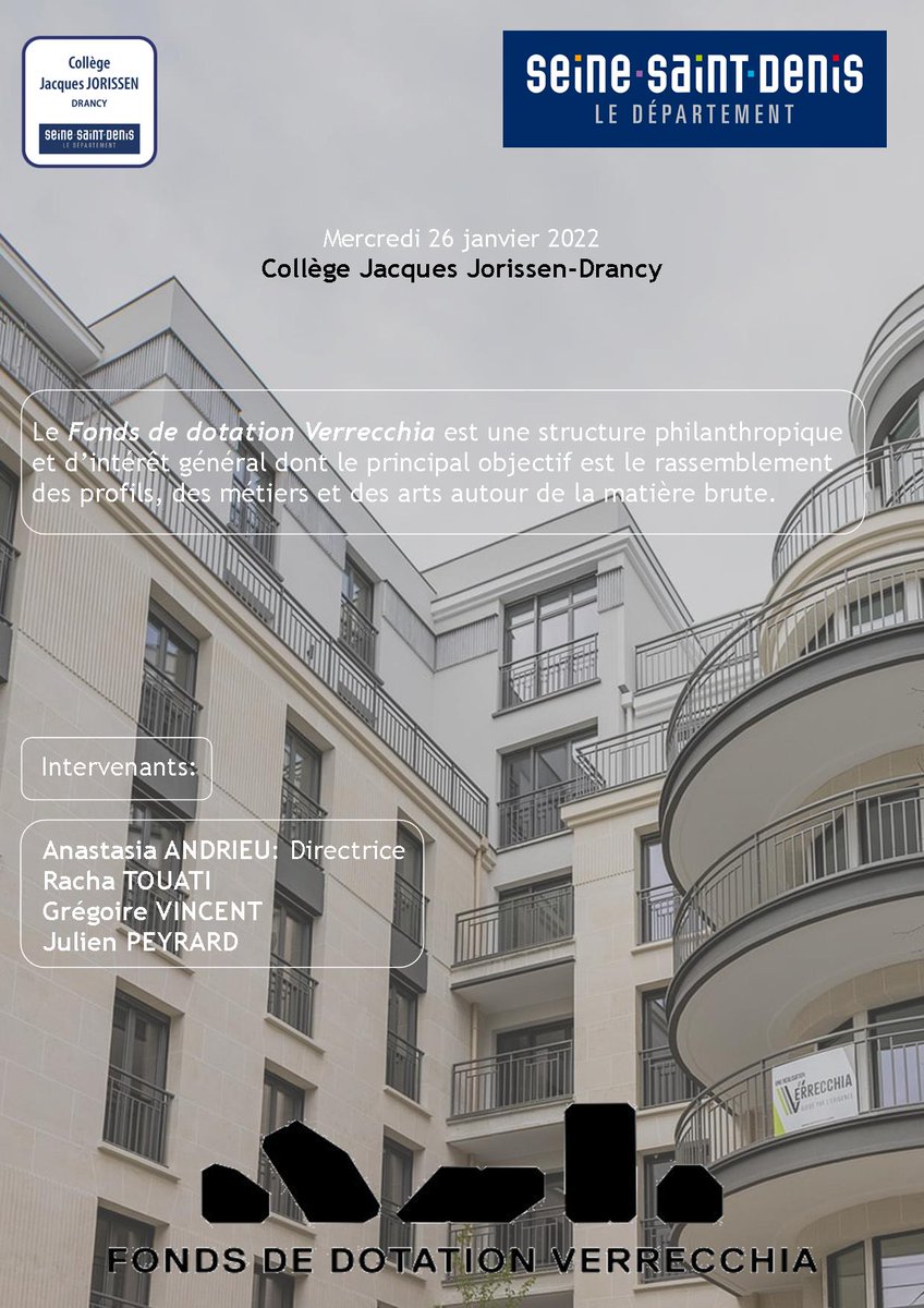 HiassineMdrancy's tweet photo. Merci aux 4 intervenants @verrecchia_immo #FondDotationVerrecchia pour cette belle intervention avec 3ème et rendre accessible les métiers de la #pierre de taille. @les_compagnons
#TailleurdePierre #Architecte #numérique @AcCreteil
Partenariat avec @seinesaintdenis https://t.co/WLa39EzDzh