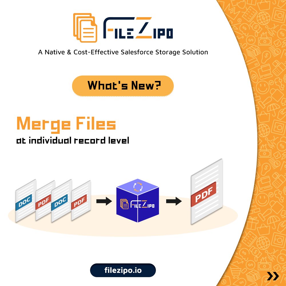 FileZipo's tweet image. Using #FileZIPO, you can now #MergeFiles at individual record level &amp;amp; in bulk to generate a single PDF file within #Salesforce.

Install now to try the application- bit.ly/3cK2rCI

#SalesforceAdmins #SalesforceDevelopers #AppExchange