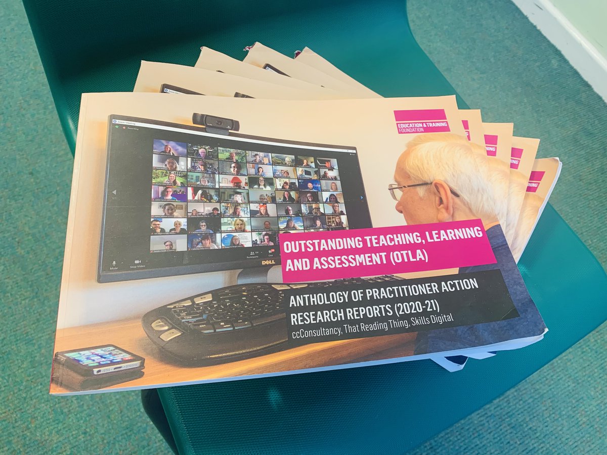 MAESDigital's tweet photo. We're loving reading all the projects in this book!
Our project, using an app to develop low level ESOL learners' digital skills, gave us so many useful insights.
We've refined the course and now #DigitalESOL (D-ESOL) is available across Mcr.
#ActionResearch #AlwaysLearning https://t.co/HFR48eMb9L