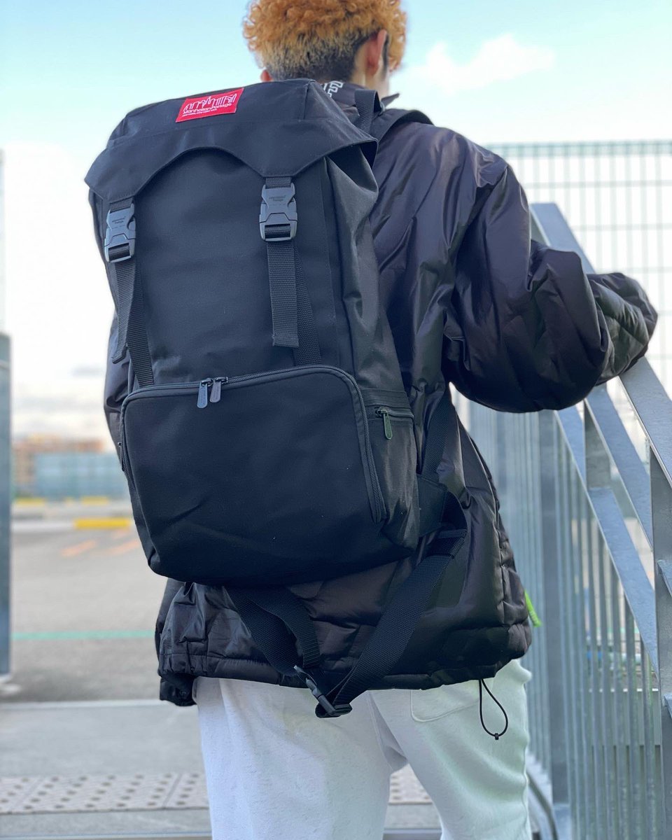 mp_expocity's tweet photo. 【Hiker Backpack】
⁡
number:#MP2103CD3
Color: Black 
Price:¥20,790(tax in)
Size:横28×高さ48×マチ16cm
⁡
Staff:182cm https://t.co/4aCBX27IP1