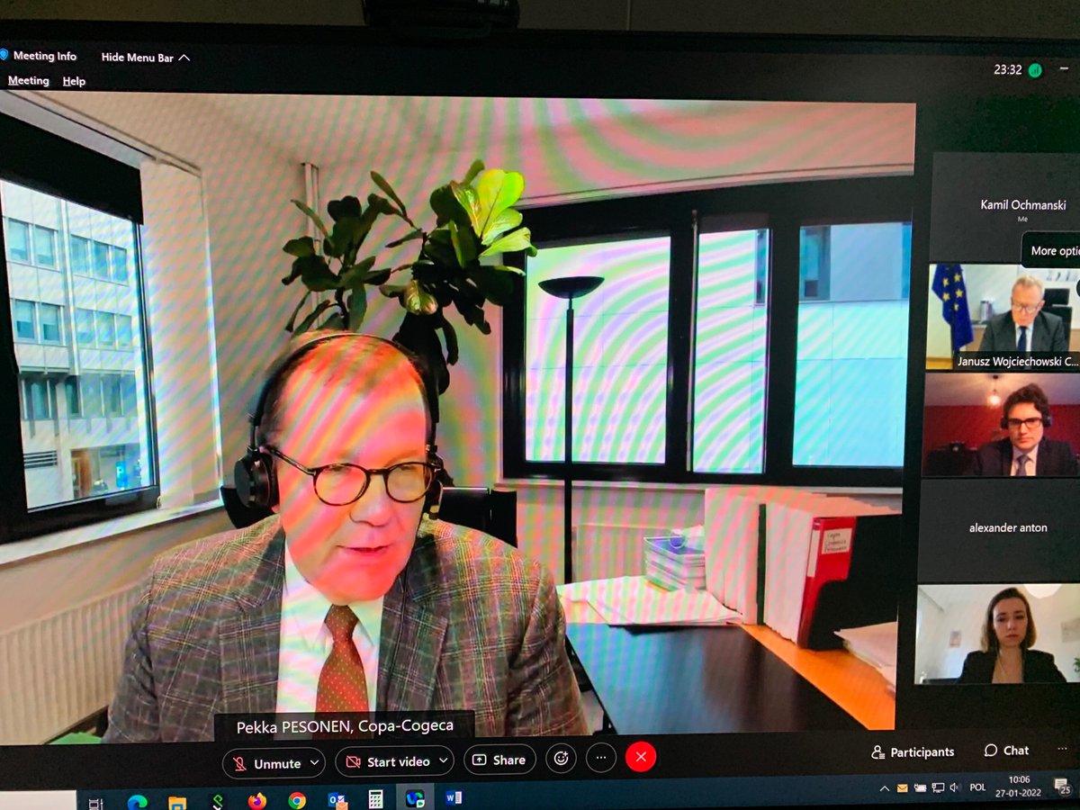 jwojc's tweet image. Speaking to 12 organisations about their concerns over the EU promotion policy’s 2022 annual work programme and the need to take these into account in the revision of the policy.
I'd like to reiterate the importance of promoting sustainably-produced all types of food in the EU.