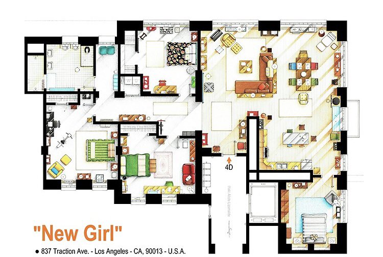 olivia pope apartment layout