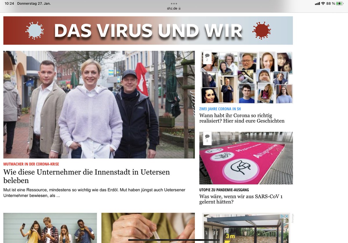 Sehr schöne mannschaftsleistung unserer reporter- und produktionsteams zum jahrestag der ersten bekannten infektion in deutschland. Das tat gut, sich so explizit um inhalte zu kümmern. Und wir haben schon zwei jahre überlebt!