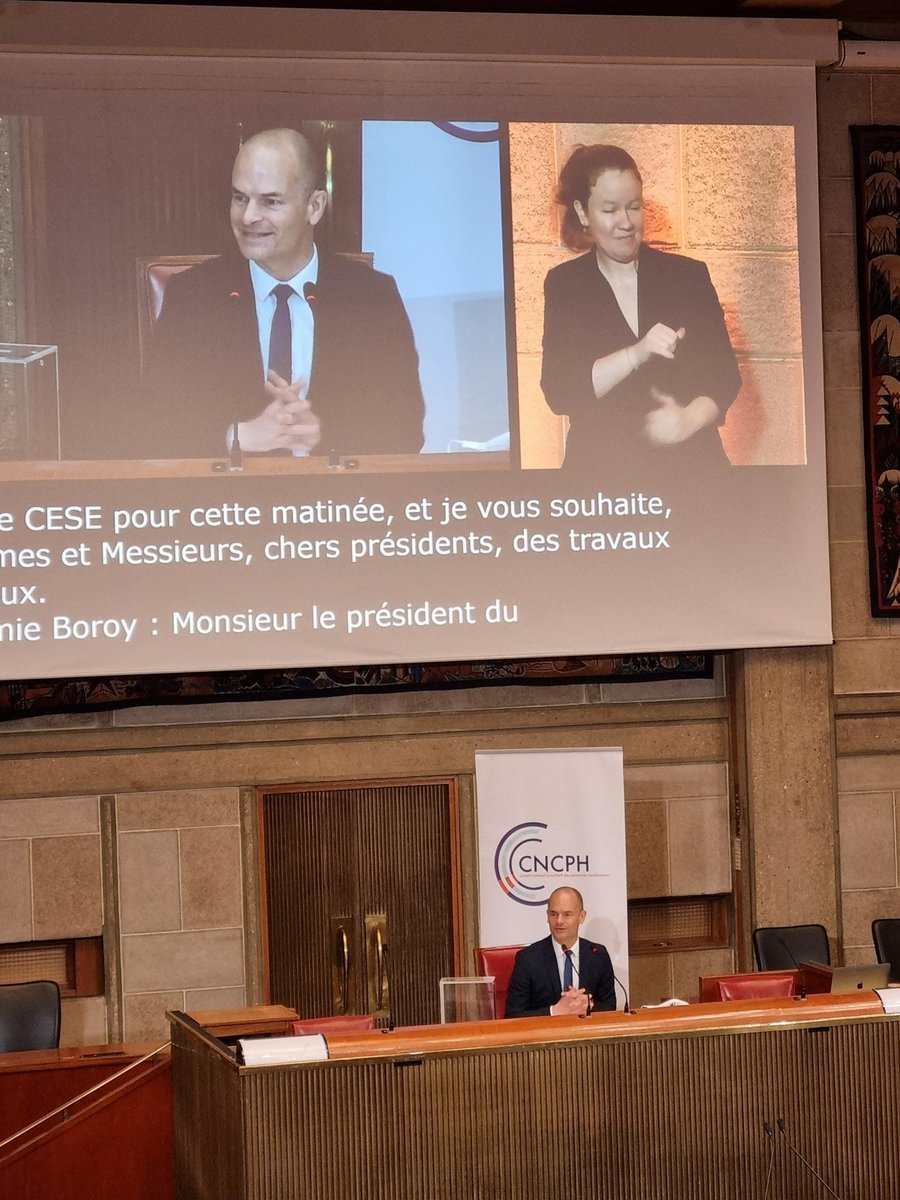 🔴Lancement de l'observatoire de l'accessibilité électorale du <a href="/CNCPH_fr/">CNCPH</a> 

"L’#accessibilité des campagnes électorales et des scrutins est la condition indispensable à la participation de tous les #citoyens au débat #public et aux consultations électorales" <a href="/JBoroy/">Jérémie Boroy</a>