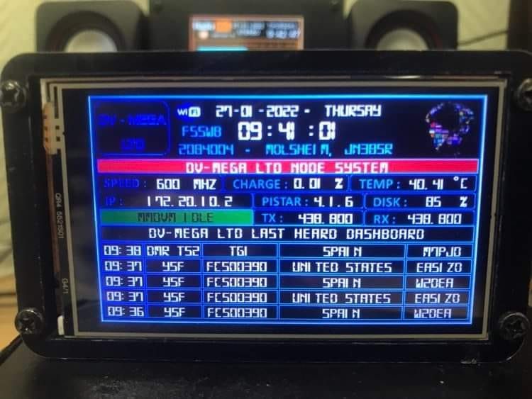 DVMEGA1's tweet photo. Our Custom 3.2 Nextion Enhanced Screen https://t.co/LFiLc5Cwuw
