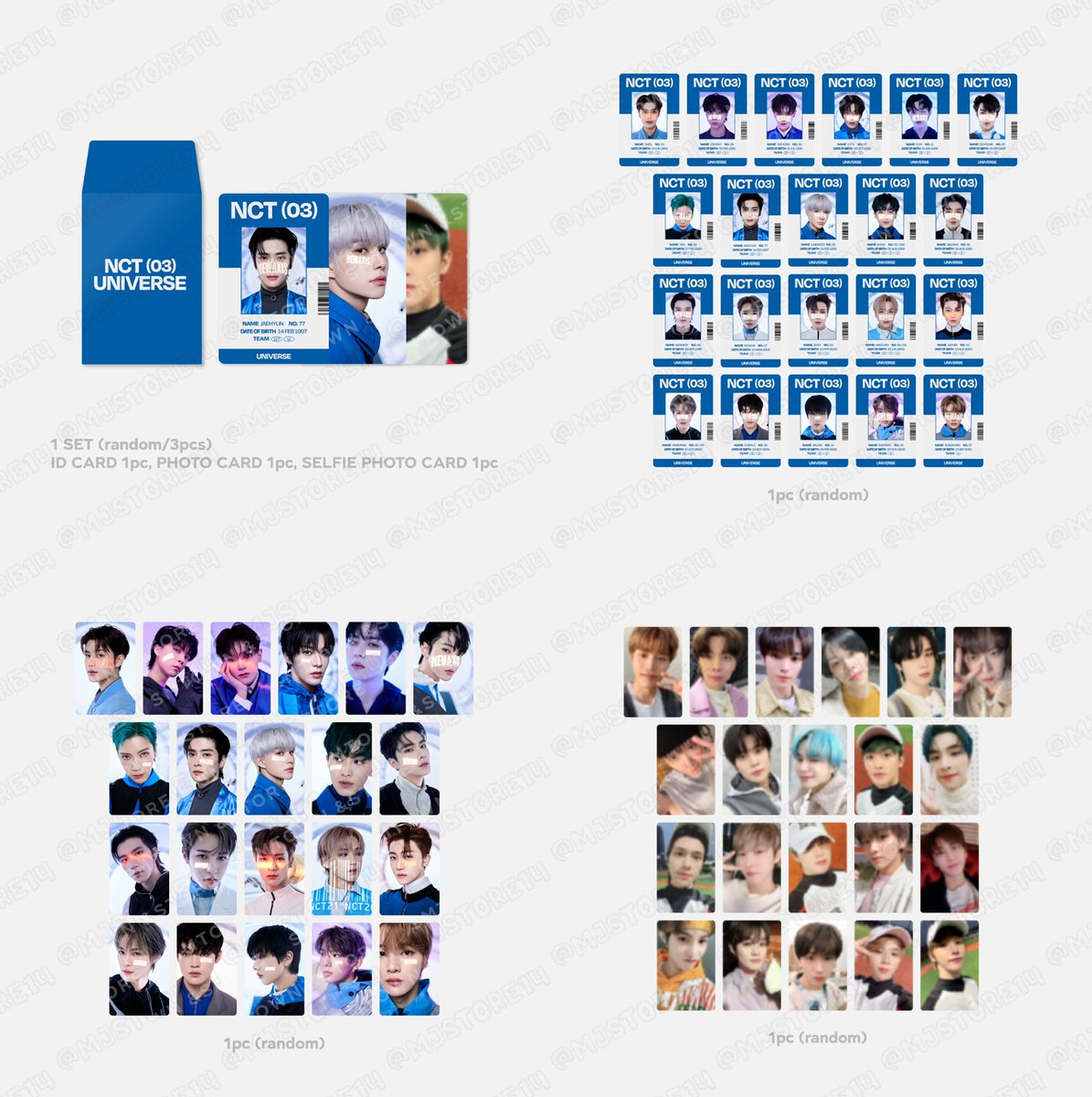 Pls.rt🥺
ꔛ(PER) ID CARD+PHOTO CARD SET (RANDOM) - UNIVERSE🤍

💚 250฿ มัดจำได้100฿ ที่เหลือ15/2
📮 ค่าส่งเหมาems 40฿ หลายซองไม่+เพิ่ม
✅ รับแกะ/ไม่แกะคิวตามลำดับโอน

🐰 forms.gle/Phc3FmXkQGGyoL…

#ตลาดนัดnct #ตลาดนัดnct2021 #ตลาดนัดnct127 #ตลาดนัดnctdream #ตลาดนัดwayv