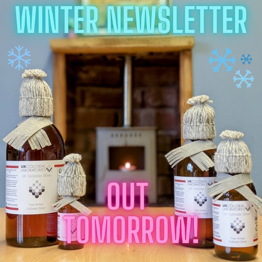 More discounts to keep well this Winter or signup here  ukcolloidalsilver.co.uk/newsletter/ 
#colloidalsilver #ukcolloidalsilver #silver #natural #naturalhealth #naturalhealing #healthy #healthyliving #healthylifestyle #organic #ukcolloidallaboratories #canine #feline #equine #dogs #cats