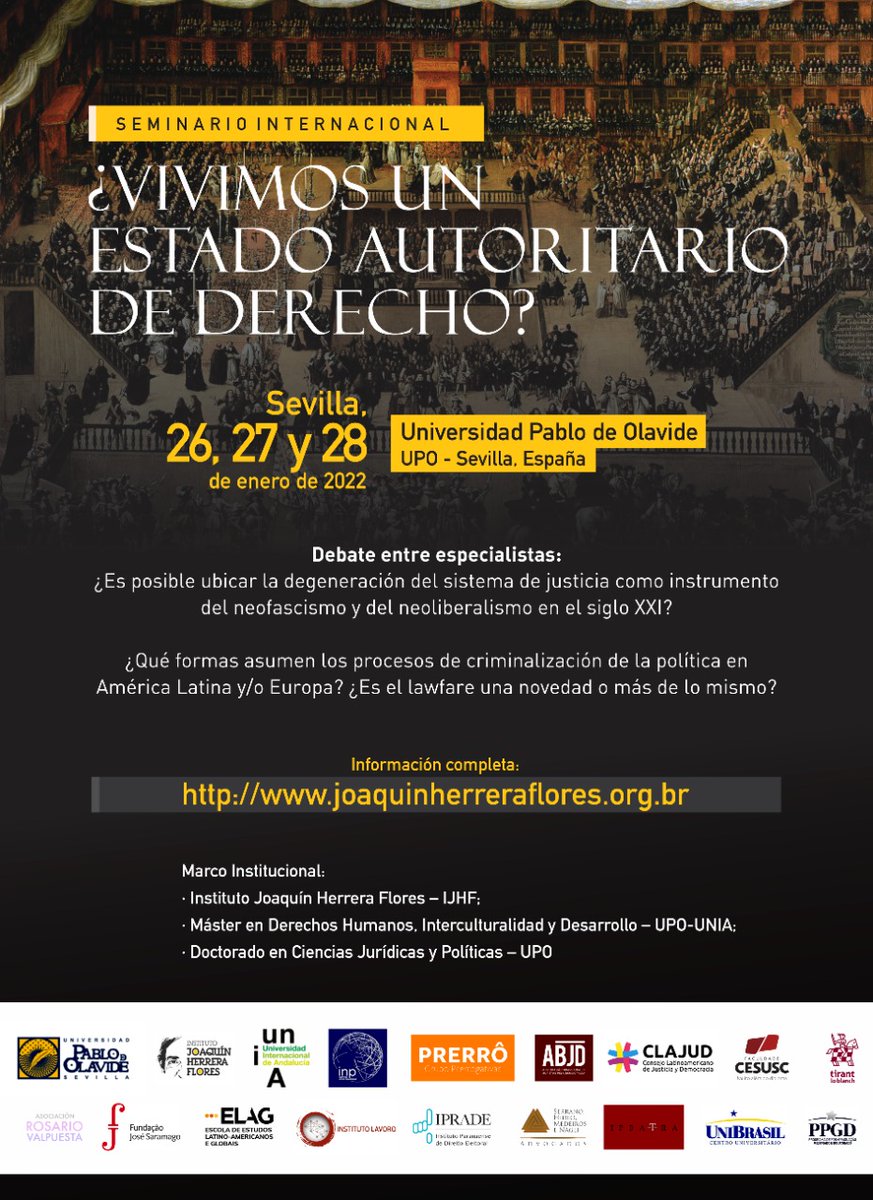 InstitutoJHF (@institutojhf) on Twitter photo Sigue el streaming a través de upotv.upo.es → Directos Sigue el streaming a través de upotv.upo.es → Directos
