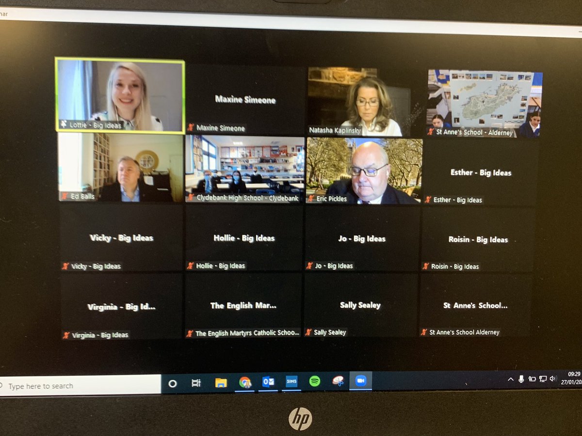StAnnes_PE's tweet photo. We’re watching a very special event the Foundation Stones #BigStonePaint with 2 of our Year 6 pupils presenting how Alderney fits into the Holocaust memorial centre in London. 

Can you spot some A-list names? 

🤩 https://t.co/nFgpGpAYsE