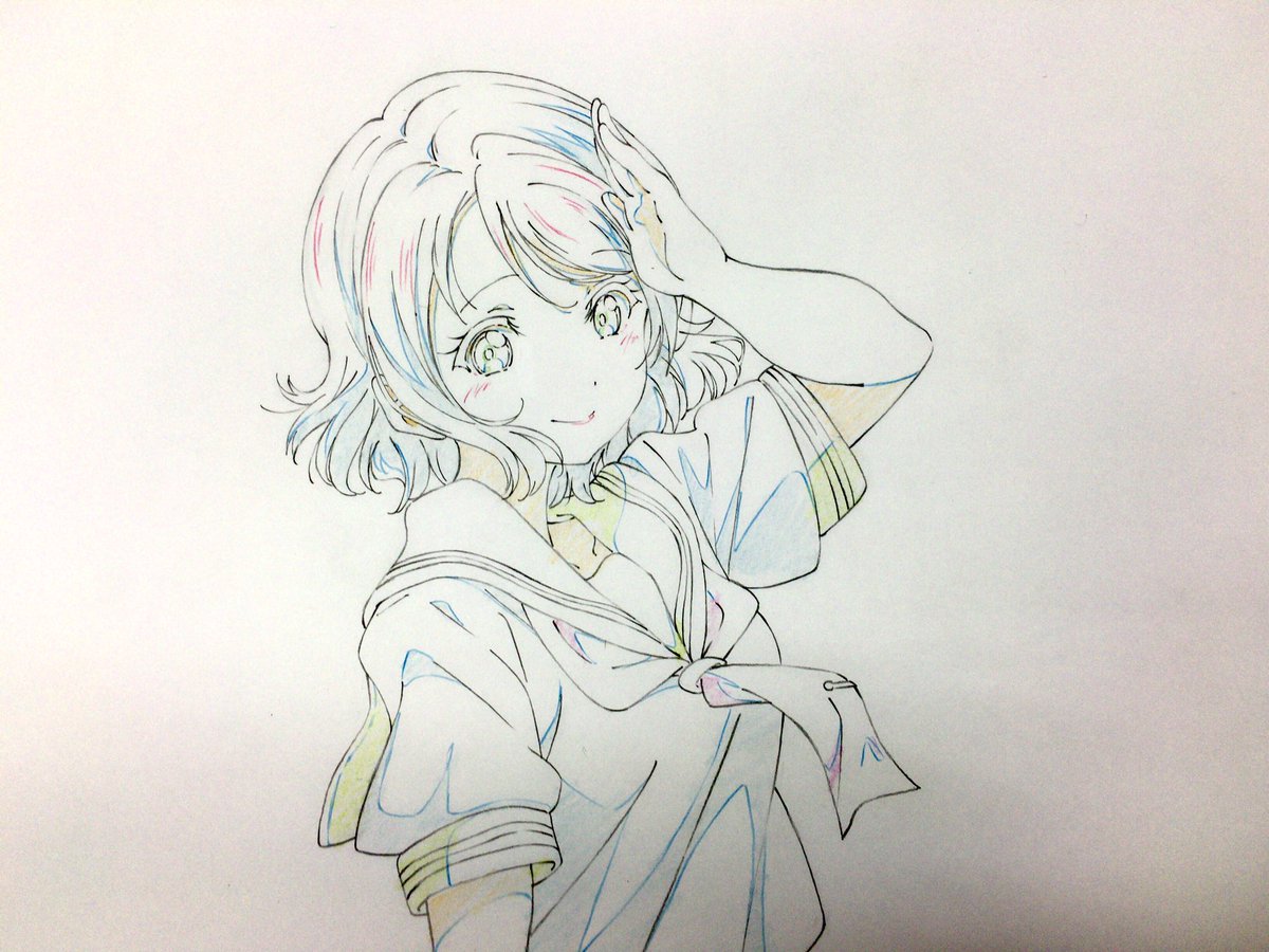 園田海未 「むかしの 」|さゐやのイラスト