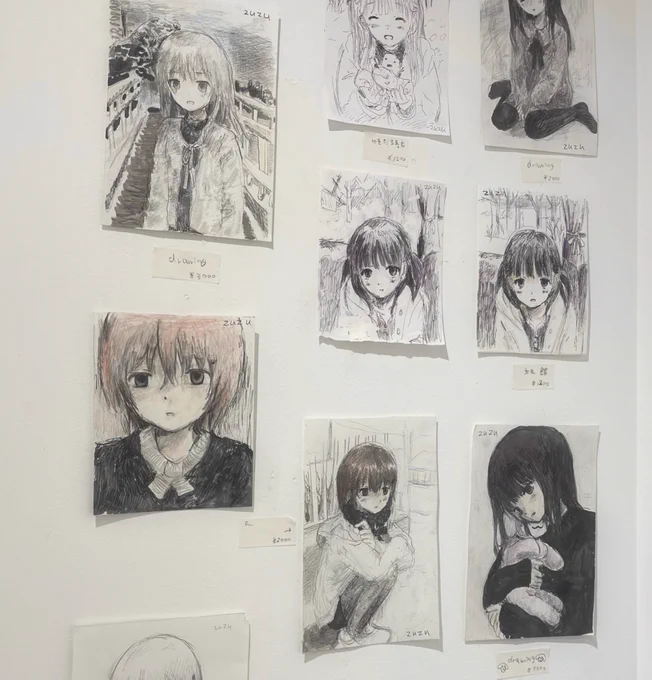 明日からスタートのShirokane 6cドローイング展に置かせていただきました。ぜひ、よろしくお願い致します! https://t.co/I1YO1w9NgR 