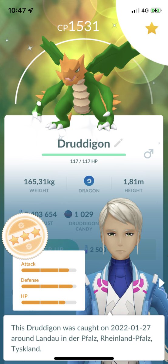 1Peggy97's tweet photo. Green Drud Dragon 1 & 2 💚💚
Thank you @H3nkan89 & @melisica_ for invites 🌷
I need to stop raiding this 😅
#pokemongo #green #drud https://t.co/coxPfQIYLl