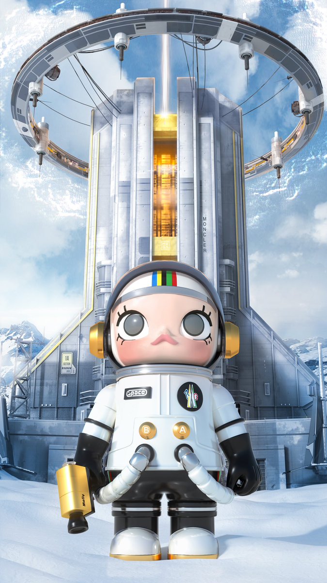 Meet MEGA COLLECTION 1000% SPACE MOLLY x MONCLER! 🙌 Space Molly